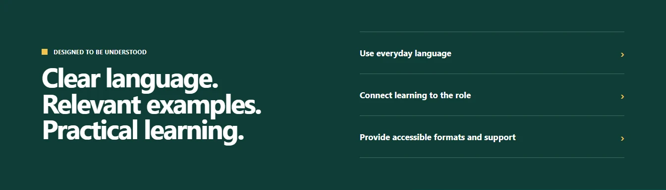 Designed to Be Understood block screenshot