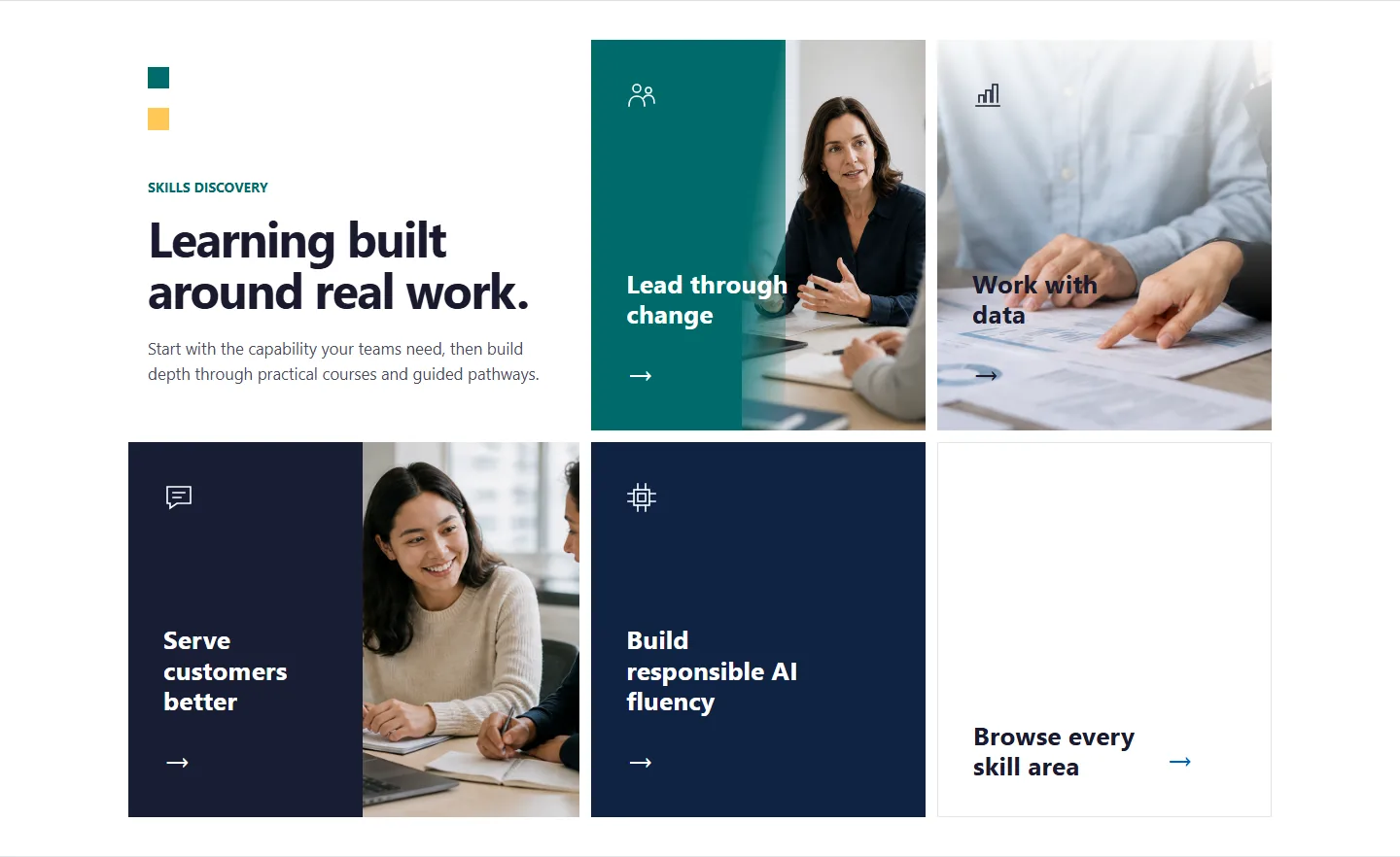 Skills Discovery block screenshot