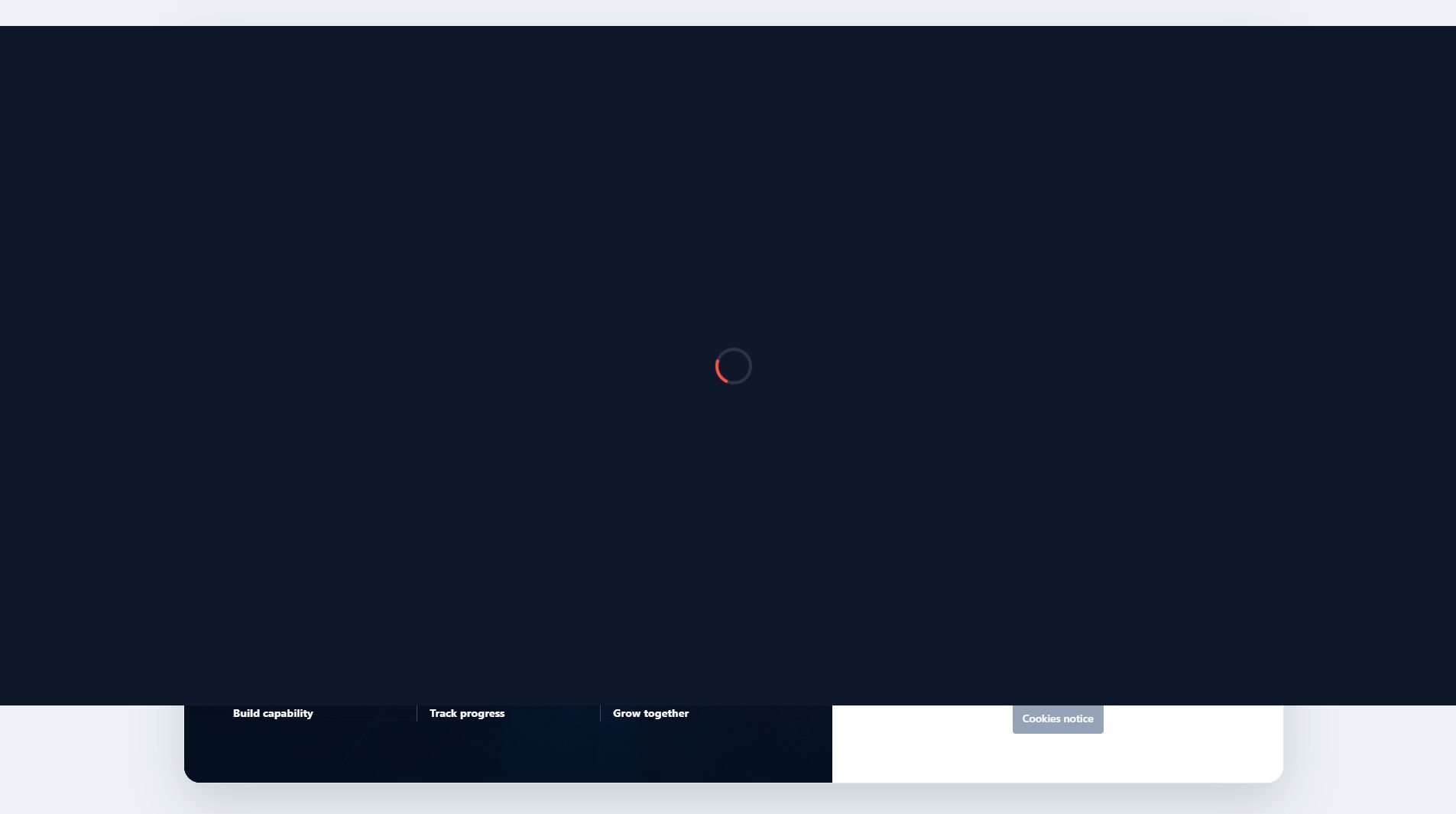 Corporate Portal Modern UI Moodle login page