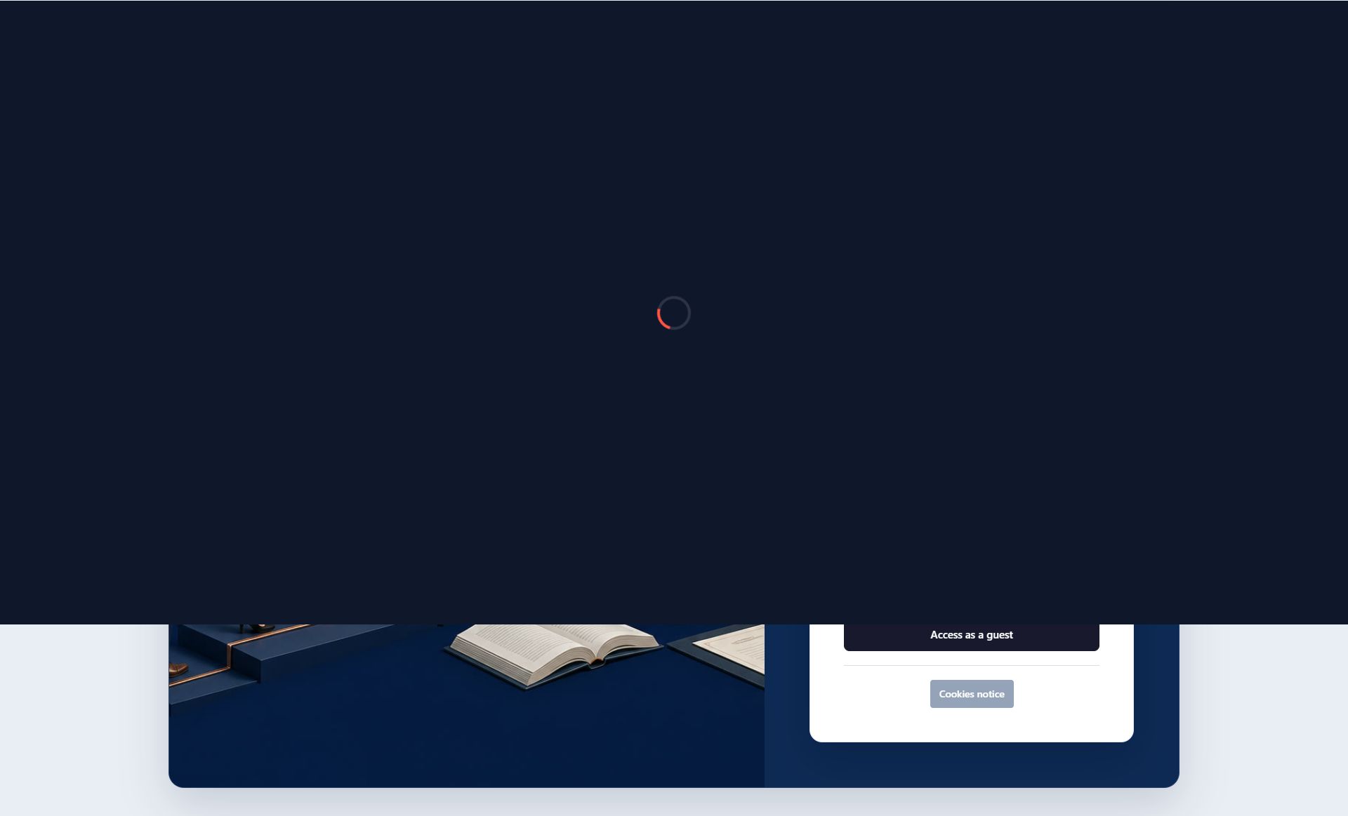 Corporate Slider Moodle login layout