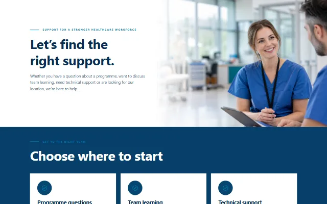 Clinical Learning Contact template preview