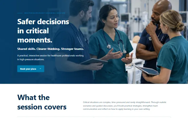 Clinical Learning Event template preview