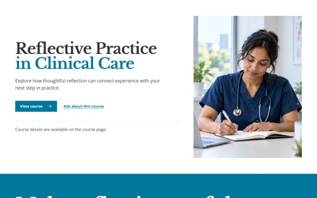 Clinical Development — Course Promotion template preview