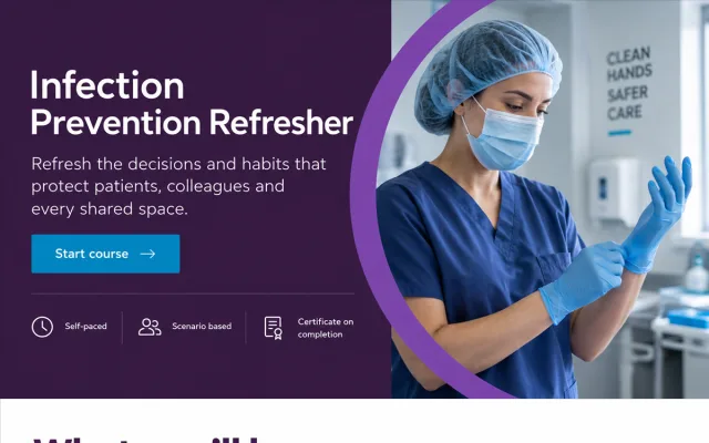 Patient Safety — Course Promotion template preview