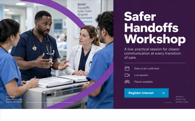 Patient Safety — Event template preview