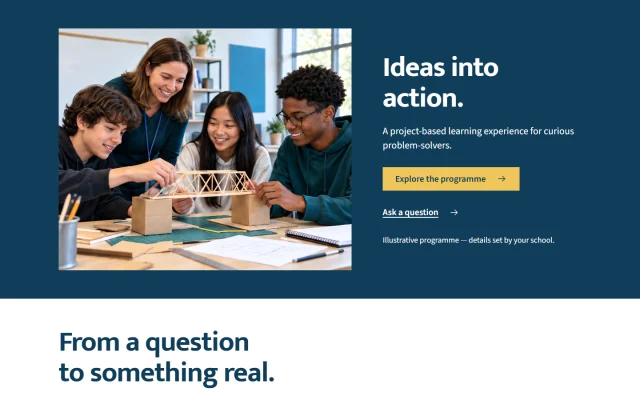District Learning Portal — Course template preview
