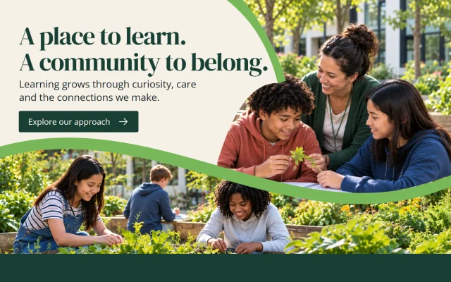 School Community — About template preview