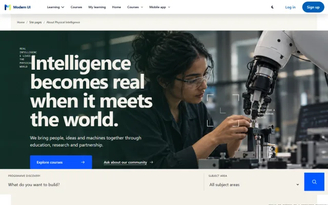 About Physical Intelligence template preview